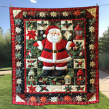 Quilted Santa Claus Blanket NCU0NT079