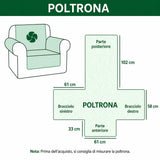 Quilted Sofa Cover Sun – Non-Slip