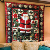 Quilted Santa Claus Blanket NCU0NT079