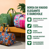 Quilted travel bag with roads to discover NCU0PT8960