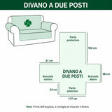 Quilted Sofa Cover Mountain Shadows