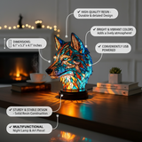Enchanting Wolf Lamp