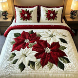 3-Piece Duvet Cover Set - Winter Christmas Stars