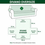 Quilted Sofa Cover Harmony of the Roots