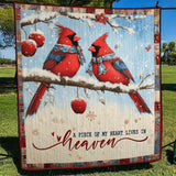 A Piece of My Heart Lives in Paradise Art Quilt Hanging NCU0TL1047