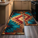 Non-slip kitchen rug with dreamcatcher pattern NCU0VT329