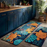 Non-slip kitchen rug with marine life NCU0NT11120