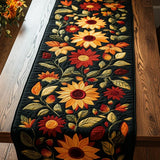 Quilted Table Cover - Autumn Sunflower