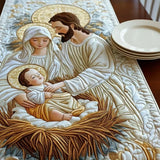 Quilted Tablecloth - Bethlehem Light