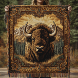 Woven Bison Charm Blanket NCU0DV3911