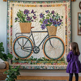 Blooming Wheels Artistic Wall Rug NCU0PT816