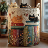 Laundry Basket with Cat Design