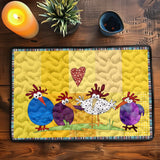 Quilted Chicken Placemats NCU0LL009