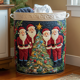 Quilted laundry basket with Santa Claus NCU0QN058
