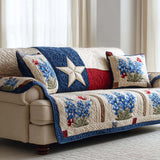 Quilted American Style Sofa Cover NCU0VT373