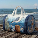 Quilted Crossbody Travel Bag with Seagull NCU0PT9025