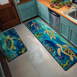 Non-slip kitchen mat with coral barrier NCU0NT11124