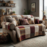Quilted Sofa Cover Country House – for Living Room