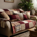 Quilted Sofa Cover in Country Style