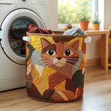 Cosy Cat Laundry Basket