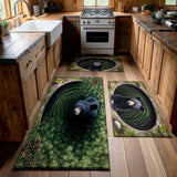 Non-slip kitchen mat with forest strength NCU0TD1423