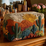 Quilted beauty case with desert flora NCU0PT9623