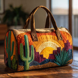 Quilted travel bag with desert sunrise NCU0XD411