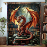 Woven Blanket in Dragon Literature NCU0DV3881