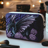 Quilted beauty case with elegant flower NCU0DV7744