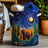 Quilted Laundry Basket — Bear Among the Clouds