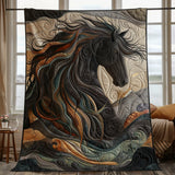 Duvet Cover with Dynamic Horse Design NCU0PD178