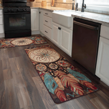Non-slip kitchen rug in earth tones NCU0DK10917