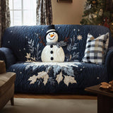 Quilted Sofa Cover Santa's Helpers
