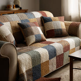 Quilted Patchwork Sofa Cover NCU0VT365