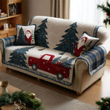 Quilted Sofa Cover Festive Delivery