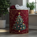 Quilted Laundry Basket — Christmas