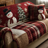 Quilted Sofa Cover Sparkling Festive Nights