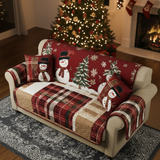 Quilted sofa cover with festive night NCU0PT9674