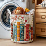 Quilted Laundry Basket — Escape into Reading