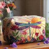 Quilted beauty case with delicate flight NCU0PT9340