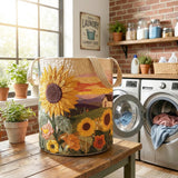 Quilted Laundry Basket — Blooming Sun