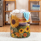 Quilted Laundry Basket — Blooming Sun