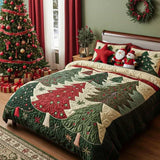 3-Piece Quilted Bed Linen Set - Les radosti