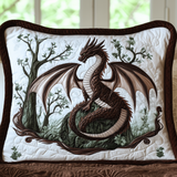 Quilted cushion cover with woodland sentinel NCU0NT7985
