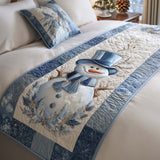 Frosty Charm Quilted Bed Cover NCU0XD790