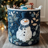 Quilted laundry basket with Christmas design NCU0QN032