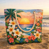 Tropical Breeze Quilted Beach Bag – L and XL