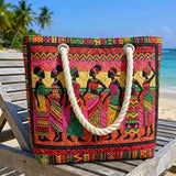 Quilted Beach Bag African Queens – Gift Idea