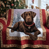 Quilted Sofa Cover Labrador Retriever