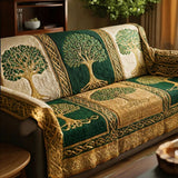 Quilted sofa cover with tree of life NCU0VT368